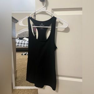 90 Degree by Reflex Black Racerback Fitted Athletic Tank Top